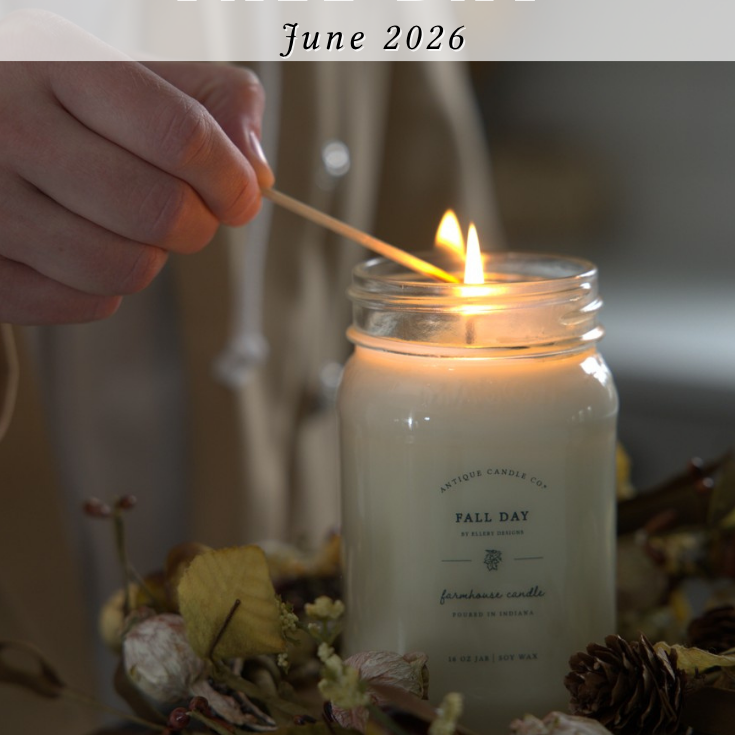 Fall Day candle coming soon!
