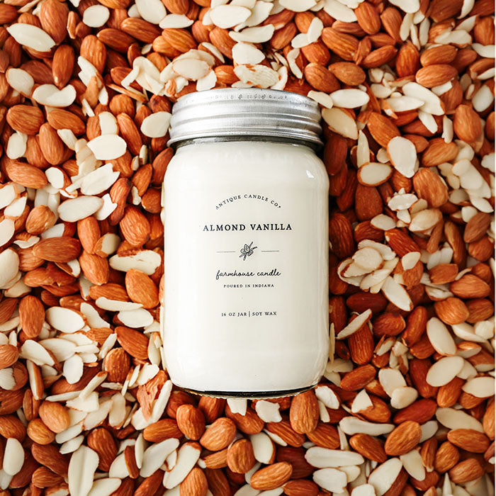 Almond Vanilla 16 oz candle