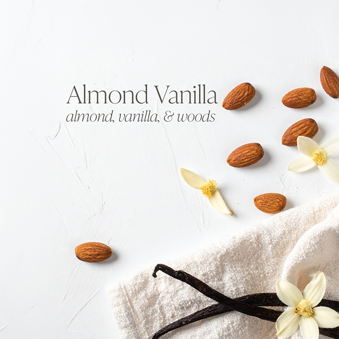 Almond Vanilla 16 oz candle