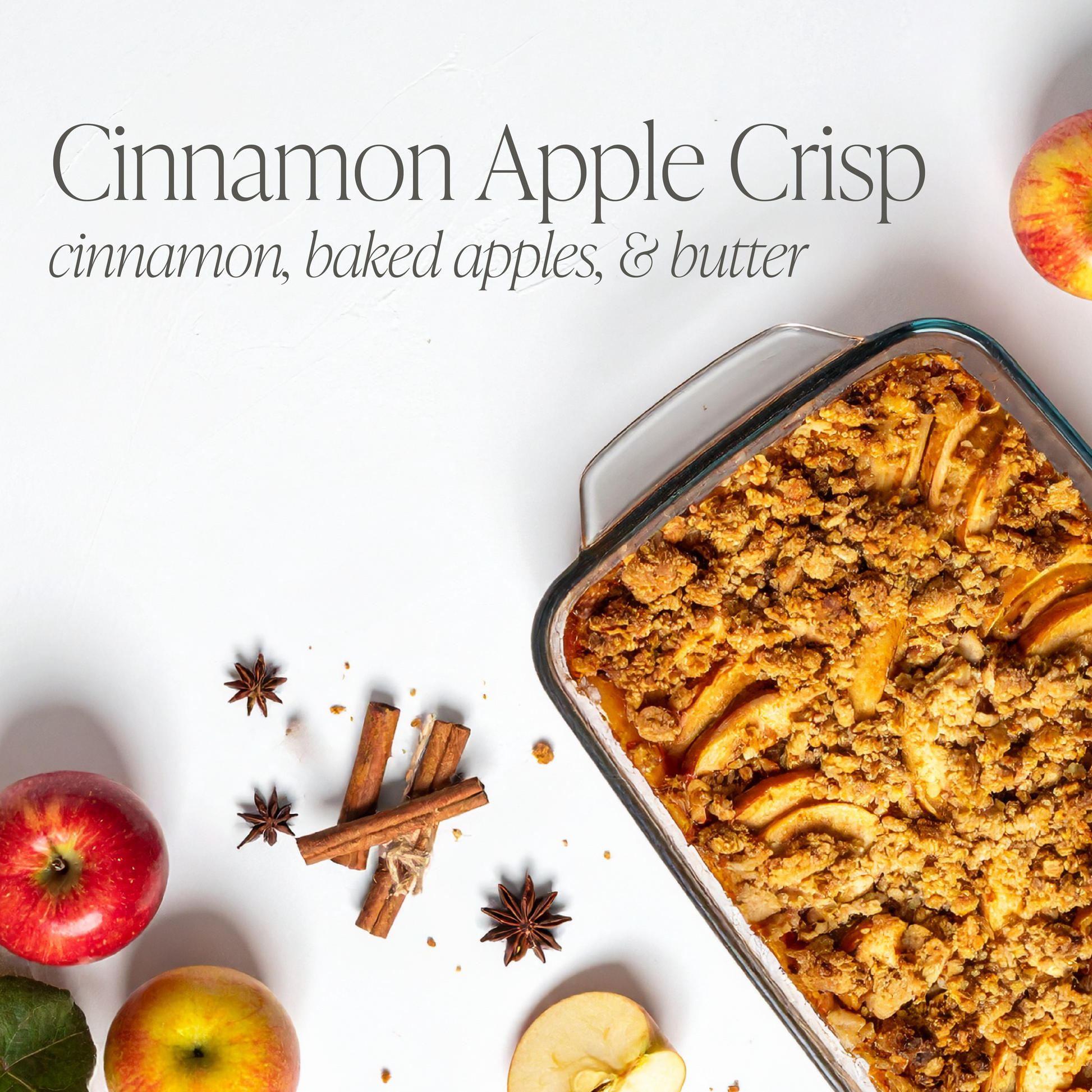Cinnamon Apple Crisp 16 oz candle