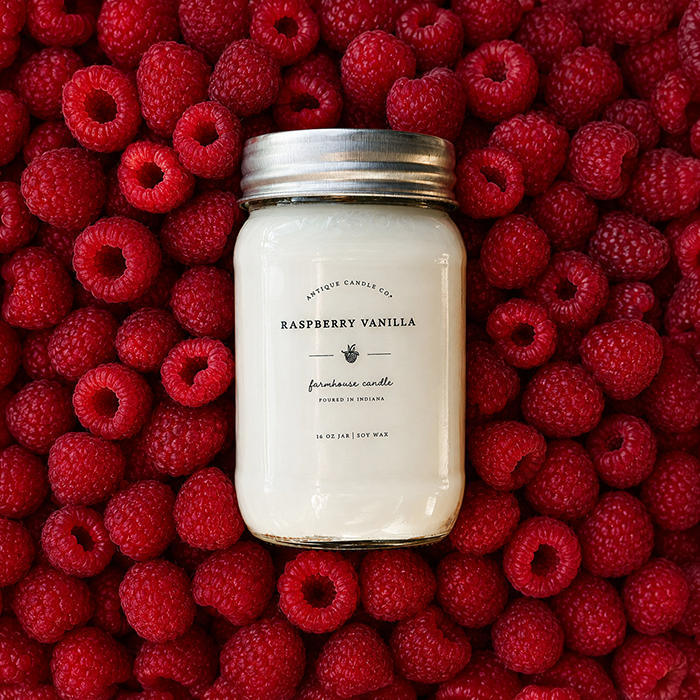 Raspberry Vanilla 16 oz candle