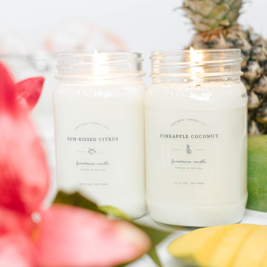 Sun-Kissed Citrus & Pineapple Coconut Bundle of Two